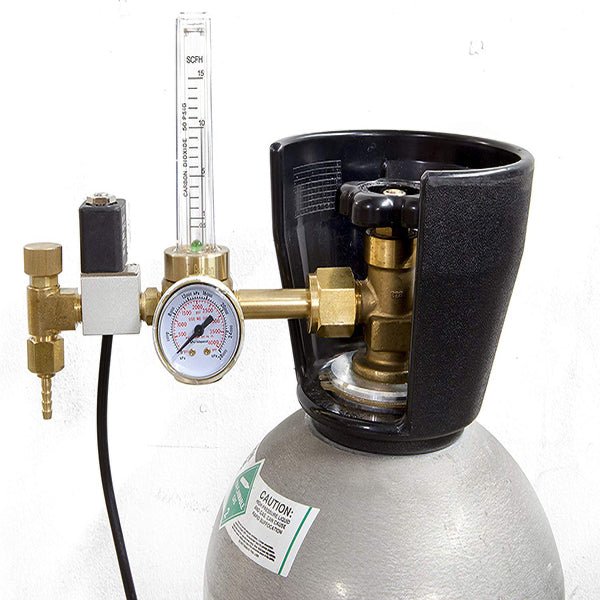 CO2 Tank Regulator with Solenoid Valve - Image 4
